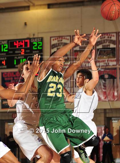 Thumbnail 3 in Damien vs. Cathedral (CIF SoCal Regional D3 Final) photogallery.