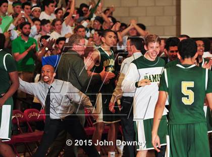 Thumbnail 1 in Damien vs. Cathedral (CIF SoCal Regional D3 Final) photogallery.