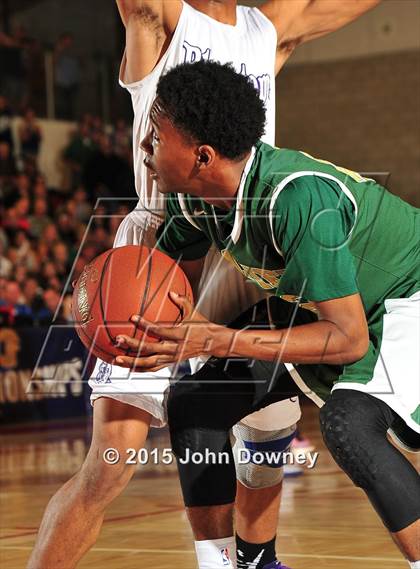 Thumbnail 1 in Damien vs. Cathedral (CIF SoCal Regional D3 Final) photogallery.