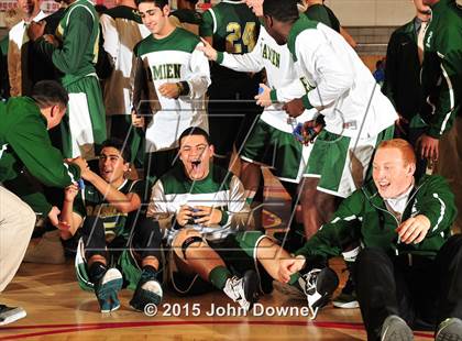 Thumbnail 1 in Damien vs. Cathedral (CIF SoCal Regional D3 Final) photogallery.