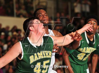 Thumbnail 1 in Damien vs. Cathedral (CIF SoCal Regional D3 Final) photogallery.