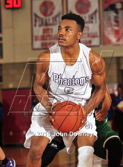 Thumbnail 1 in Damien vs. Cathedral (CIF SoCal Regional D3 Final) photogallery.