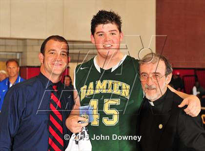 Thumbnail 3 in Damien vs. Cathedral (CIF SoCal Regional D3 Final) photogallery.