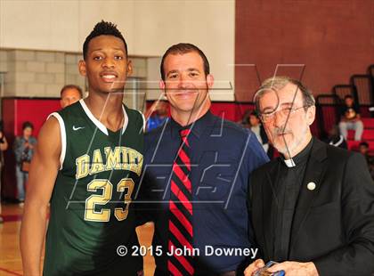 Thumbnail 1 in Damien vs. Cathedral (CIF SoCal Regional D3 Final) photogallery.