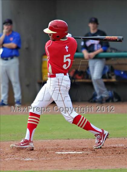 Thumbnail 1 in Columbus vs. Orange Lutheran (National High School Invitational) photogallery.