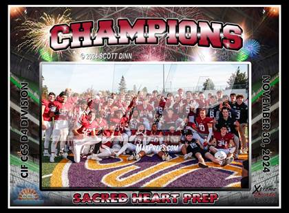 Thumbnail 2 in Burlingame vs Sacred Heart Prep (CIF CCS D4 Final) photogallery.