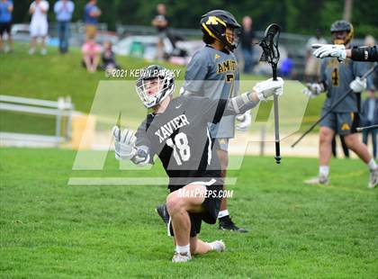 Thumbnail 2 in Xavier @ Amity Regional (CIAC Class L 1st Round) photogallery.