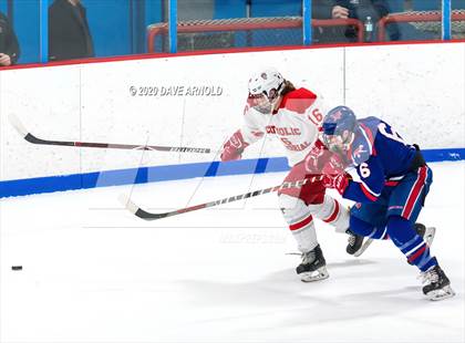 Thumbnail 1 in Burlington @ Catholic Memorial (MIAA Division 1A) photogallery.