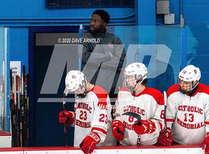 Thumbnail 3 in Burlington @ Catholic Memorial (MIAA Division 1A) photogallery.