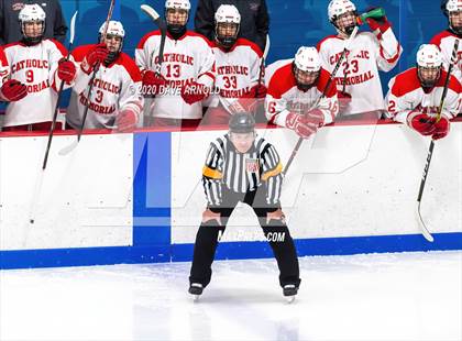 Thumbnail 2 in Burlington @ Catholic Memorial (MIAA Division 1A) photogallery.