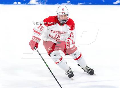 Thumbnail 2 in Burlington @ Catholic Memorial (MIAA Division 1A) photogallery.