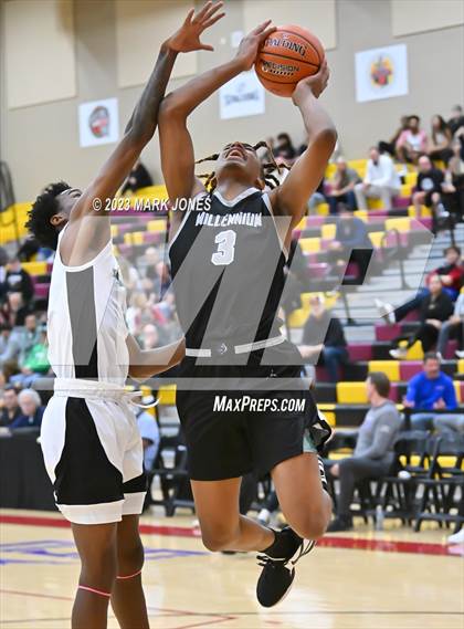 Thumbnail 2 in Sunnyslope vs. Millennium (Hoophall West Invitational) photogallery.