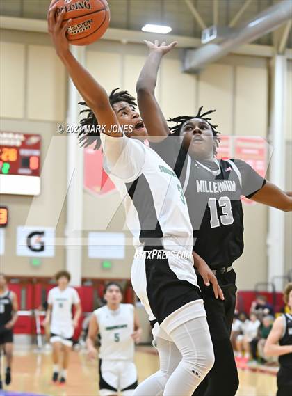Thumbnail 2 in Sunnyslope vs. Millennium (Hoophall West Invitational) photogallery.