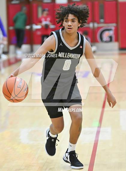 Thumbnail 1 in Sunnyslope vs. Millennium (Hoophall West Invitational) photogallery.