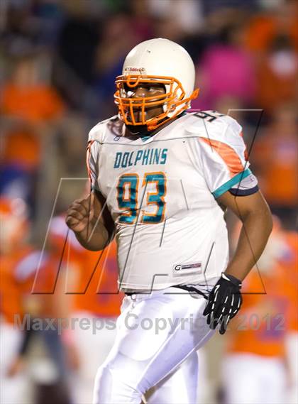Thumbnail 2 in Marvin Ridge vs Northeast P.R.E.P.S Dolphins photogallery.