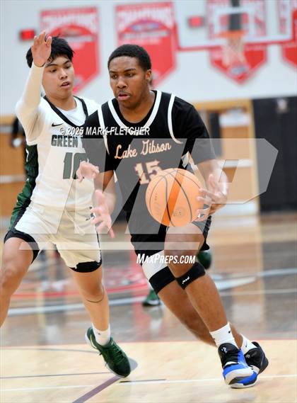 Thumbnail 2 in Father Lopez vs Lake Gibson (New Smyrna Beach MLK Shootout) photogallery.
