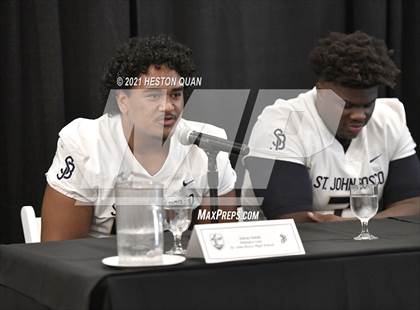 Thumbnail 2 in Trinity League Football Media Day - St. John Bosco photogallery.