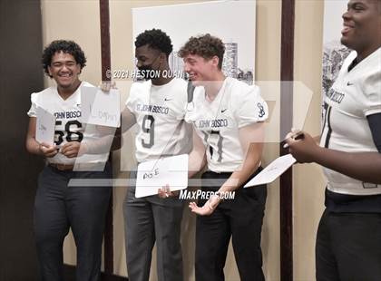 Thumbnail 1 in Trinity League Football Media Day - St. John Bosco photogallery.