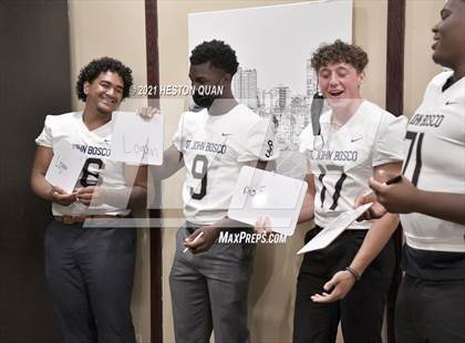 Thumbnail 1 in Trinity League Football Media Day - St. John Bosco photogallery.