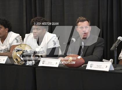Thumbnail 3 in Trinity League Football Media Day - St. John Bosco photogallery.