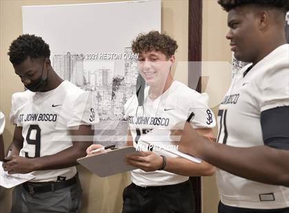 Thumbnail 1 in Trinity League Football Media Day - St. John Bosco photogallery.