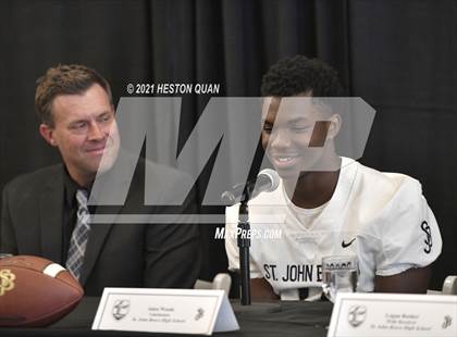 Thumbnail 3 in Trinity League Football Media Day - St. John Bosco photogallery.