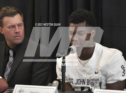 Thumbnail 2 in Trinity League Football Media Day - St. John Bosco photogallery.