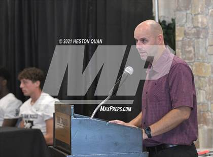 Thumbnail 1 in Trinity League Football Media Day - St. John Bosco photogallery.