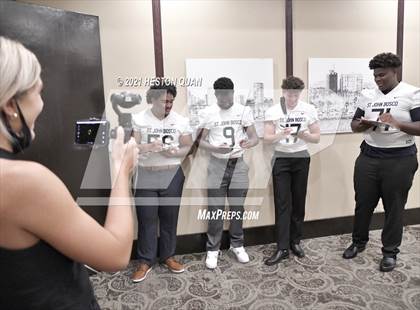 Thumbnail 1 in Trinity League Football Media Day - St. John Bosco photogallery.