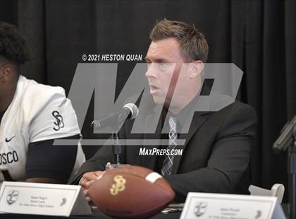 Thumbnail 3 in Trinity League Football Media Day - St. John Bosco photogallery.