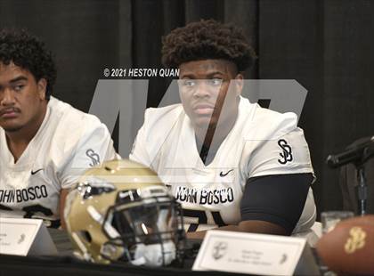 Thumbnail 2 in Trinity League Football Media Day - St. John Bosco photogallery.