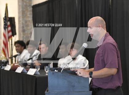 Thumbnail 2 in Trinity League Football Media Day - St. John Bosco photogallery.