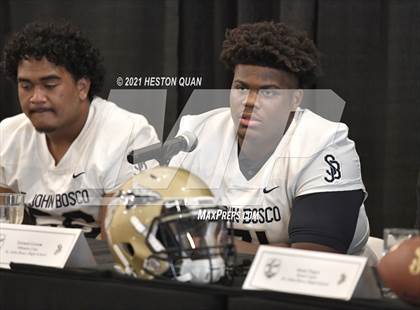 Thumbnail 3 in Trinity League Football Media Day - St. John Bosco photogallery.