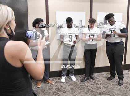 Thumbnail 2 in Trinity League Football Media Day - St. John Bosco photogallery.