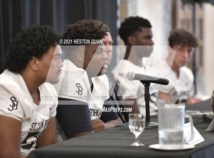 Thumbnail 1 in Trinity League Football Media Day - St. John Bosco photogallery.