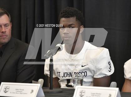 Thumbnail 3 in Trinity League Football Media Day - St. John Bosco photogallery.