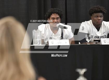 Thumbnail 3 in Trinity League Football Media Day - St. John Bosco photogallery.