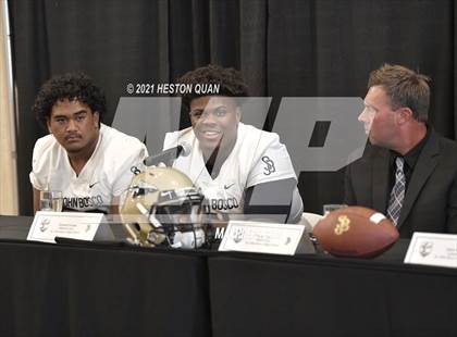 Thumbnail 3 in Trinity League Football Media Day - St. John Bosco photogallery.