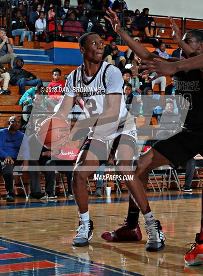 Thumbnail 2 in St. Benedict's Prep vs Sunrise Christian Academy (Chick-Fil-A Classic) photogallery.
