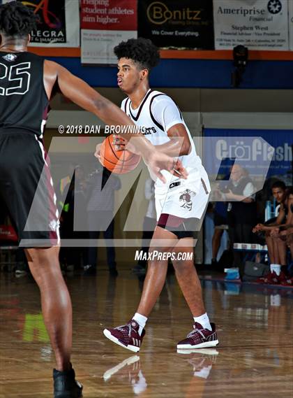 Thumbnail 2 in St. Benedict's Prep vs Sunrise Christian Academy (Chick-Fil-A Classic) photogallery.