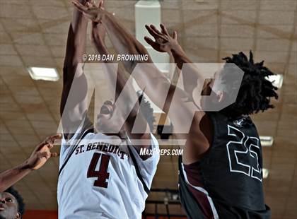 Thumbnail 2 in St. Benedict's Prep vs Sunrise Christian Academy (Chick-Fil-A Classic) photogallery.