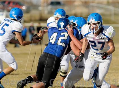 Thumbnail 3 in Norwood @ Dayspring Christian Academy (CHSAA 8-Man Semifinal) photogallery.