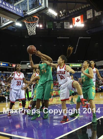 Thumbnail 2 in Salesian vs. Long Beach Poly (CIF State Open Division Final) photogallery.