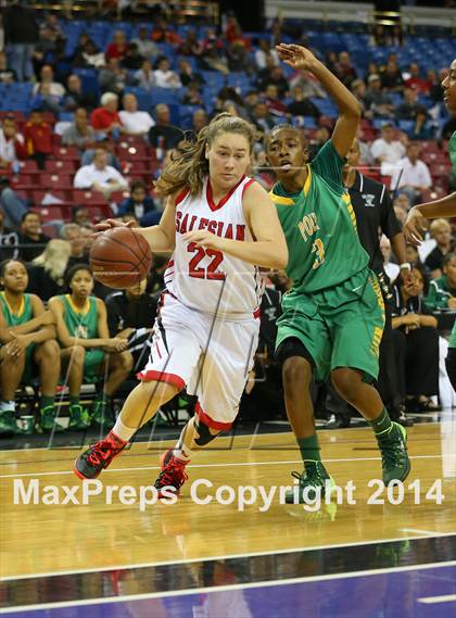 Thumbnail 3 in Salesian vs. Long Beach Poly (CIF State Open Division Final) photogallery.