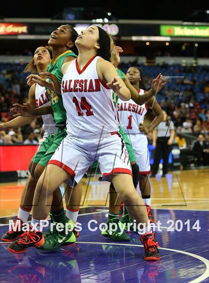 Thumbnail 1 in Salesian vs. Long Beach Poly (CIF State Open Division Final) photogallery.