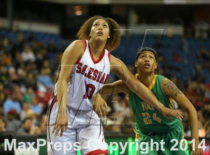 Thumbnail 3 in Salesian vs. Long Beach Poly (CIF State Open Division Final) photogallery.