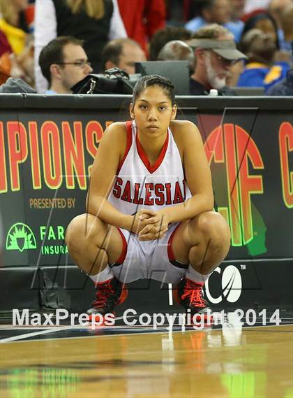 Thumbnail 3 in Salesian vs. Long Beach Poly (CIF State Open Division Final) photogallery.