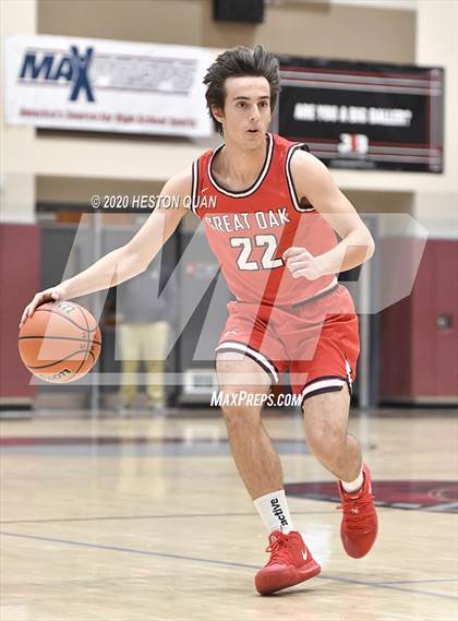 Thumbnail 1 in Great Oak vs. Palm Springs (Rancho Mirage Holiday Invitational) photogallery.