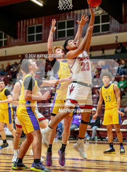 Thumbnail 3 in Brookeland vs. Chapel Hill (Tenaha ISD Holiday Hoops) photogallery.