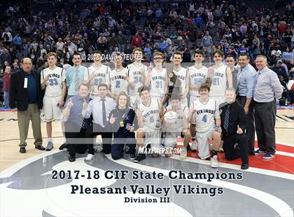 Thumbnail 2 in Pleasant Valley (CIF State D3 Award Photos) photogallery.